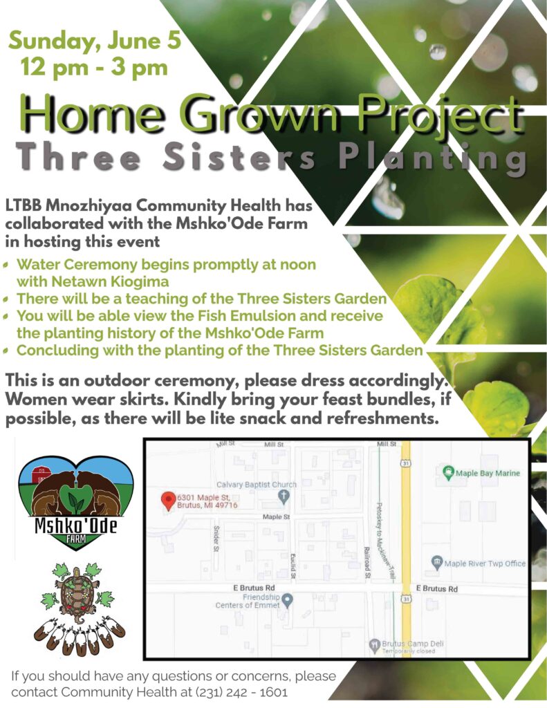 Home Grown Project Three Sisters Planting