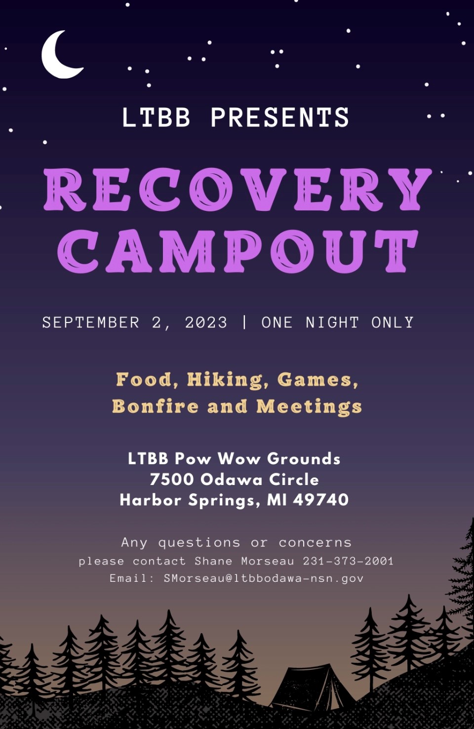 Recovery Camp Out