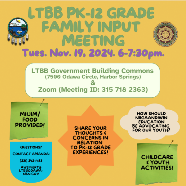 PK-12th Grade Family Input Meeting