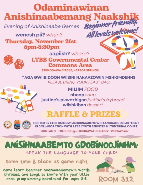 Evening of Anishinaabe Games